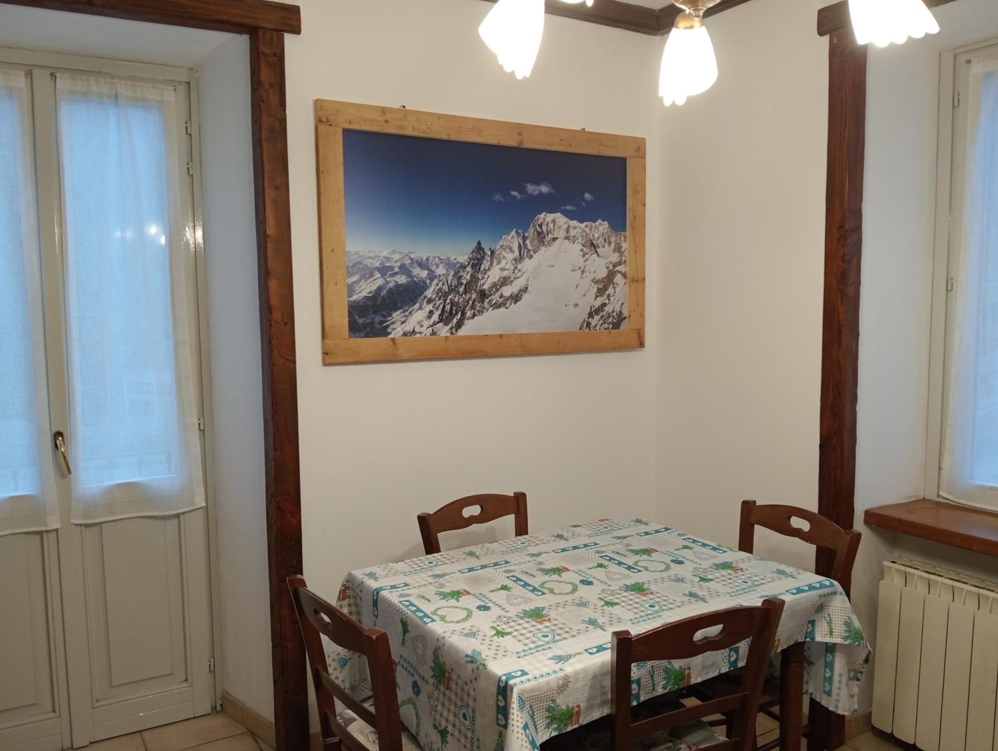 Mansarda Monte Bianco Appartement La Salle Kamer foto